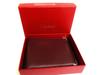 Authentische Cartier Must de Cartier Bordeaux Leder Bifold Geldbörse #b133 Geöffnete Schachtel