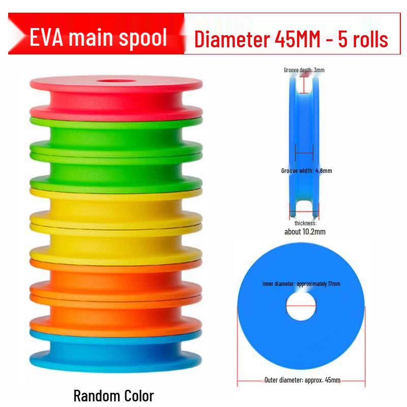 

Великий набір котушок для намотування з піни та намотувач волосіні для великої риби