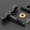 Road Bike Fixed Clamps Replacement Folding Bike Hinge Levers High Hardness Construction Stable Frame Connector