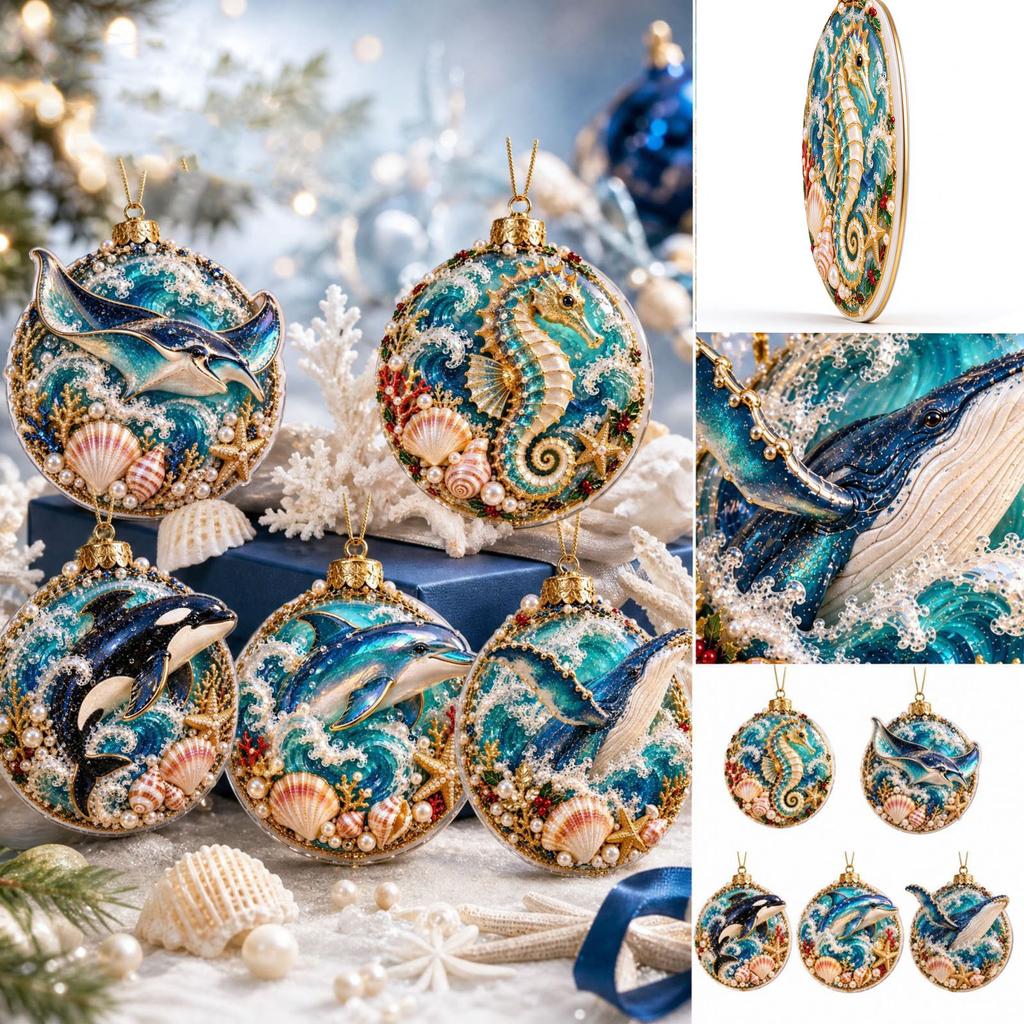 Decorazione Appesa Albero di Natale 2D per Festa di Natale