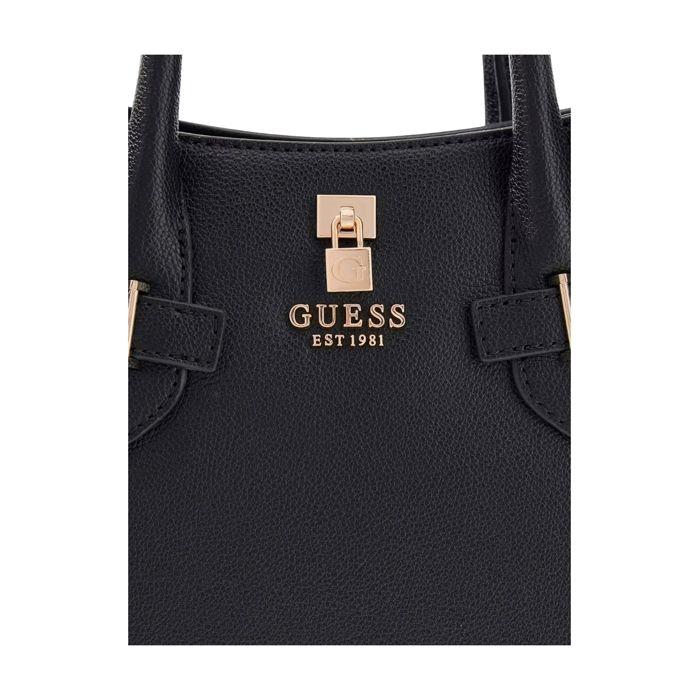 GUESS Sac à main noir pour femme - Yesba Girlfriend Satchel Bag 333130