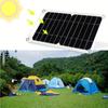 20W Solar Panel, Monocrystalline Module  Solar Panel Kit with PET Material for Smart Phone, Small Fans Monitor Outdoor Security Camera