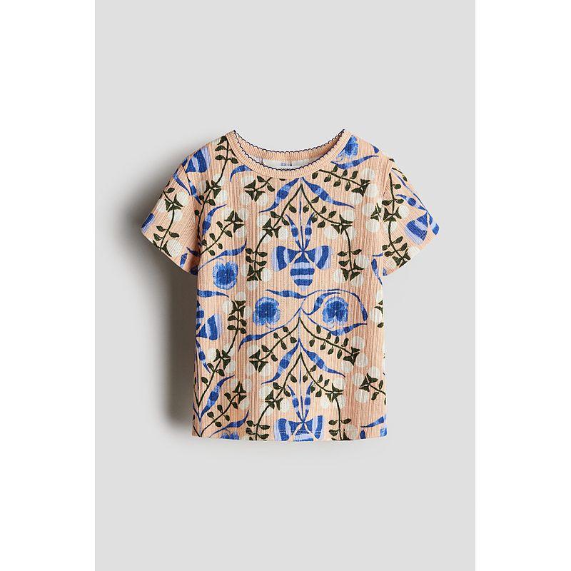 

[Georgia Beaumont H & M] Children s Clothing Girl T-shirt 25 Autumn New Short Sleeve Top 1270972