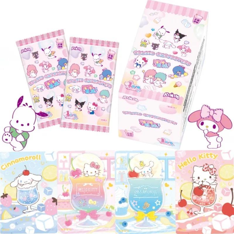 Genuine Sanrio Card Sweet Adventure Bag Series Card Floating Life Hundred Paintings Sanrio Family Collection Card Toy Gift