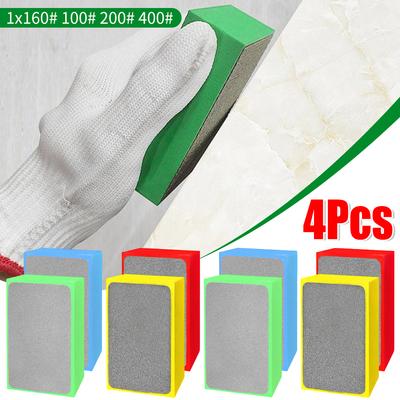 Diamant-Handpolierpads (60/100/200/400#) für Fliesen, Glas, Schleifklötze, Steinschleifscheiben und Polierwerkzeuge