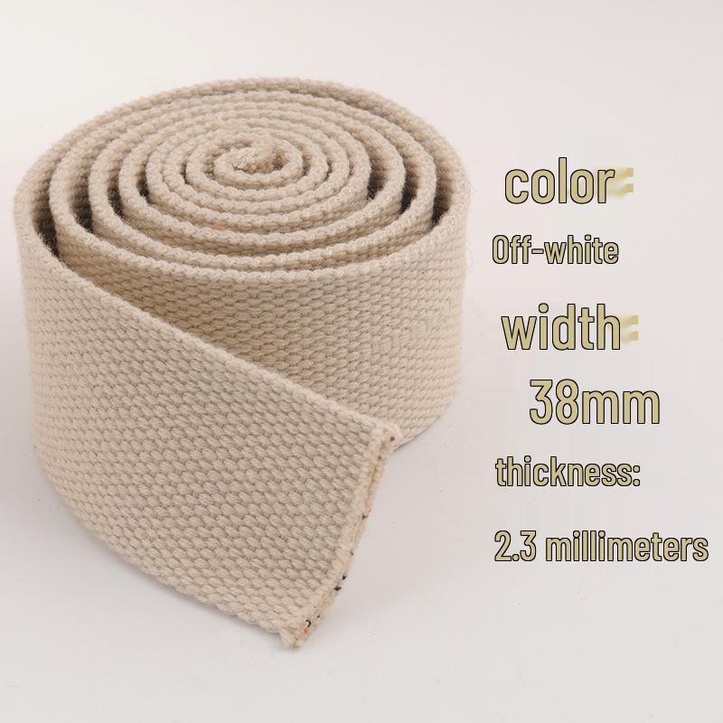 3.8cm Colored Polyester Cotton Webbing for Bags & Clothing - Edging Tape & Shoulder Strap Ribbon