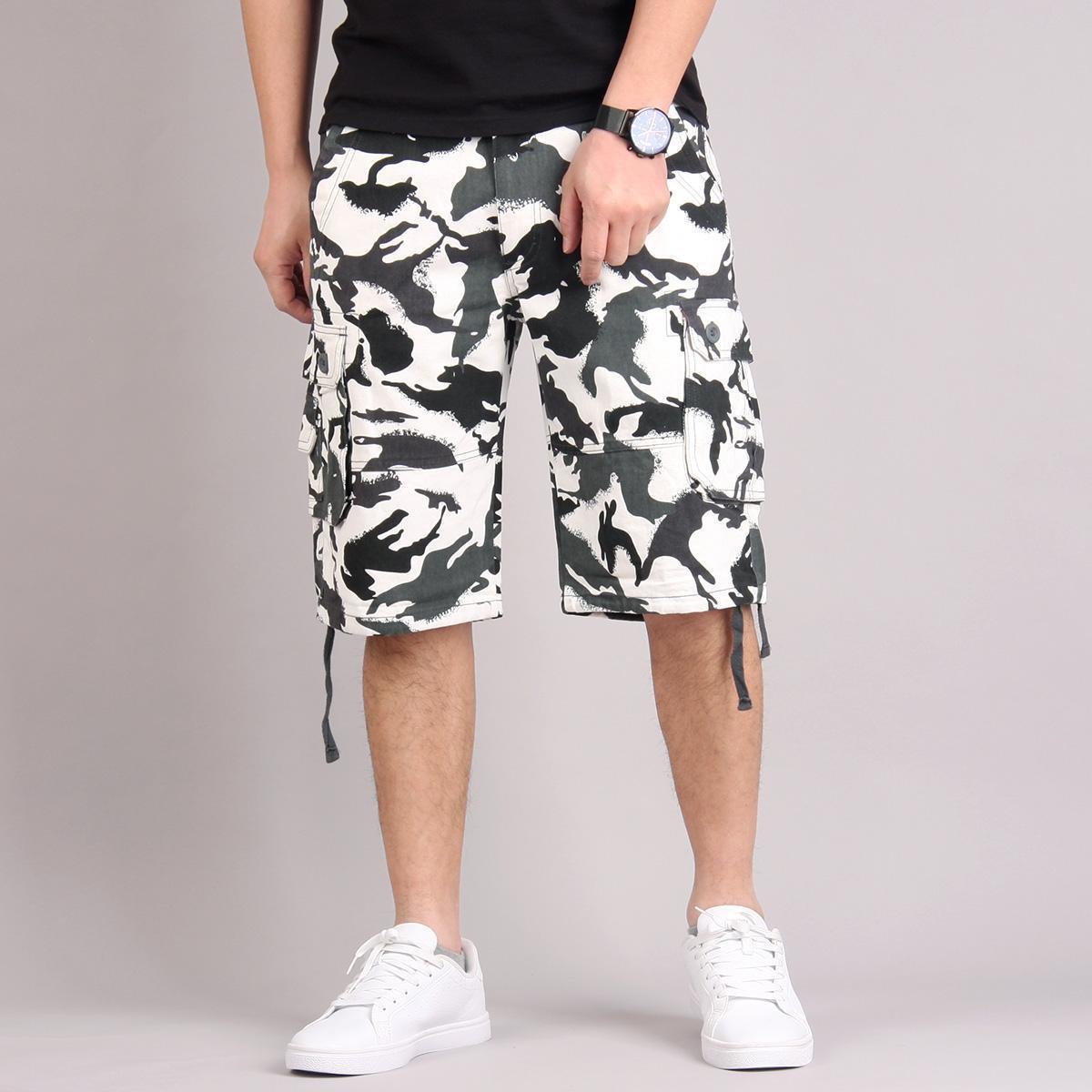 

Men s Cargo Shorts Casual Shorts Al Bermuda Male Clothes Hiking Fishing Sweatsuit Camo Joggers Shorts Plus Size 44 29