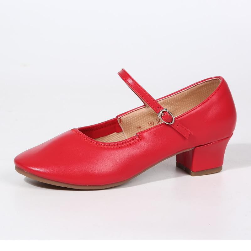 

Soft Sole Ethnic Dance Shoes for Adults & Seniors – Modern Ballroom Dance Footwear for Moms 30 червоний