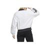 adidas Striped Colorblock Logo Print Zip-Up Casual Long Sleeve Jacket Women Jacket White H09760