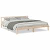 VidaXL Cadre de lit extra long sans matelas 180x220 cm bois massif pin, lit, meuble de chambre à coucher, lit en bois, lit 852452