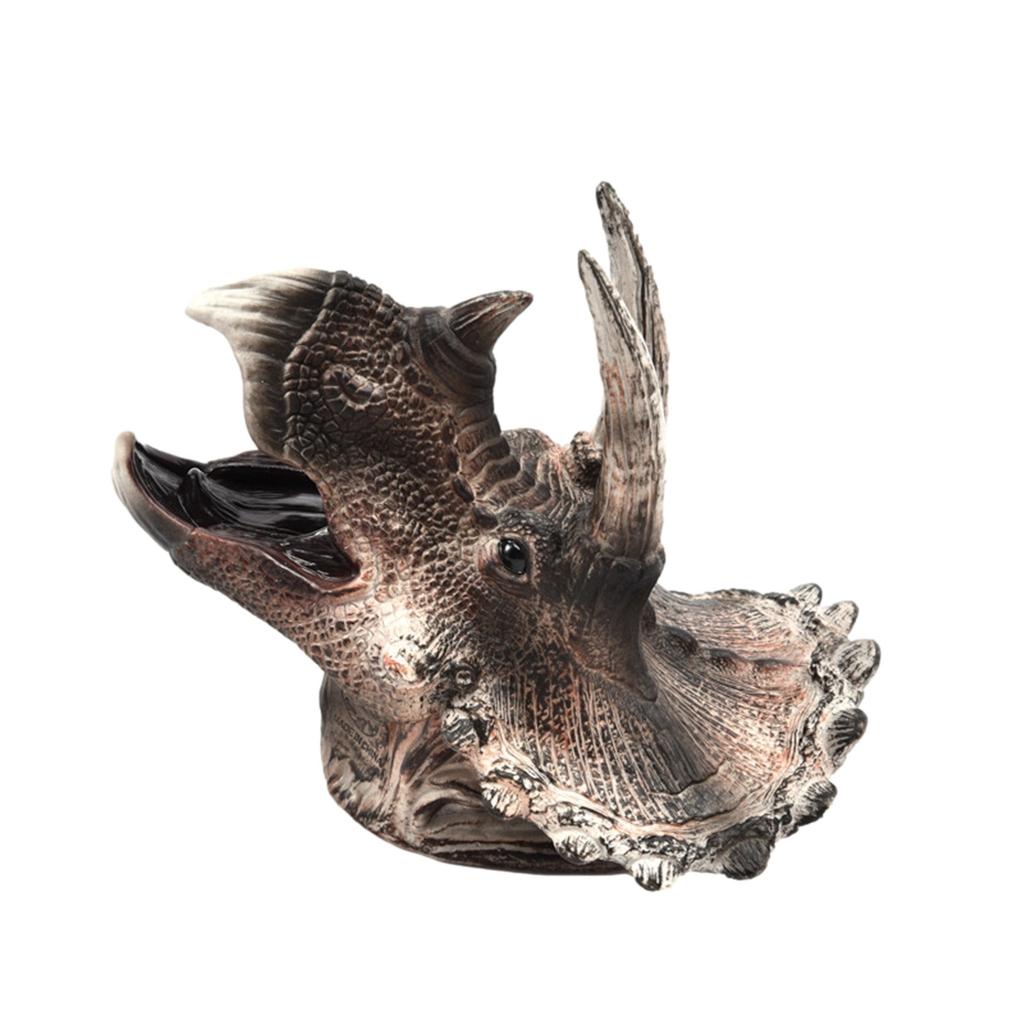 Set di pupazzi di gomma morbida a forma di dinosauro Dilophosaurus Set di guanti per burattini da mano per bambini