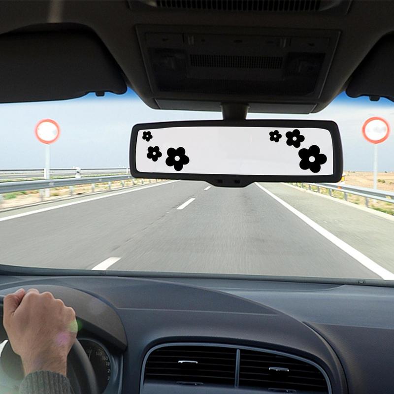 Flower Sticker Flower PET Car Stickers Self-Adhesive Water Proof Anti-UV Flower Stickers Decorations For Bumper Laptop