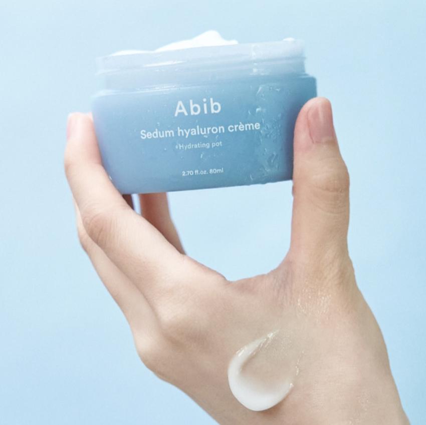 ABIB Sedum Hyaluron Crème Hydrating Pot 80ml / Hydrating, Calming, Moisturizing, Korean Cosmetics, Kbeauty