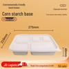 Disposable Eco-Friendly Compartmented Lunch Boxes