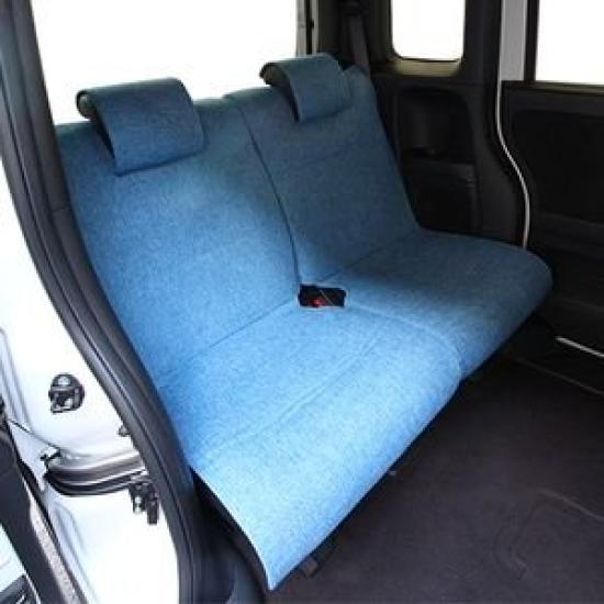 

Nishiki Sangyo Calm Rear Seat One Size Fits All Covers, Linen-Like Fabric, (Blue), AM-7372