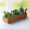 Vintage Holz-Sukkulenten-Blumentöpfe Holzbox Großhandel Gartenbau Kleine Blumentöpfe