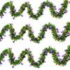 Mardi Gras Decorations Garland 2m Hanging Party Accessory Streamers Green Gold Purple Glittering Garland Decor