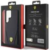 Ferrari Fehms24Lp3Bak S24 Ultra S928 Czarny/Black Hardcase Hot Stamp V Lines Magsafe