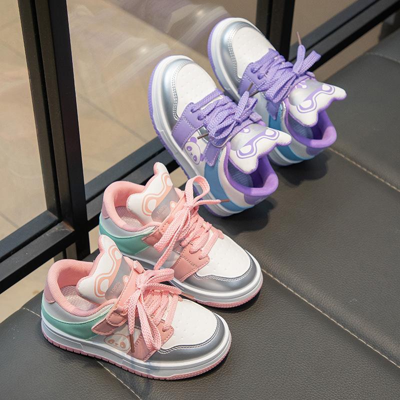 Dětské plátěné boty nové 2025 jaro a podzim pohodlné prodyšné chlapecké a dívčí módní ležérní sportovní boty pro studenty