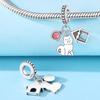 copper Cute Dog Pet Animal Pendants Bracelets Charm Bead Charms Compatible With Women Jewellery Party Decorate Bead Charms Do It Yourself Fine Gifts A