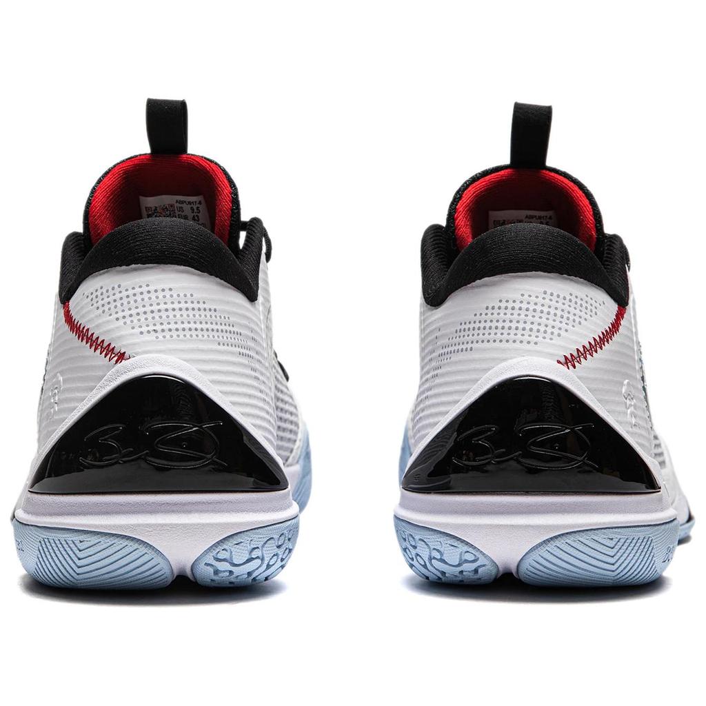 Li Ning Wade Ice Blood 2 Low Top Basketball Shoes Men's Standard White ABPU017-6