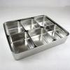 Shengmingda Stainless Steel 6-Compartment Food Sample Box