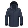 Herren Damen 3-in-1 Wasserdichte Winddichte Wanderjacke Mit Abnehmbarem Fleece-Innenfutter Outdoor Reise Klettern Camping