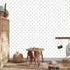 Heart Wallpaper White, Light Gray and Green 50x1000