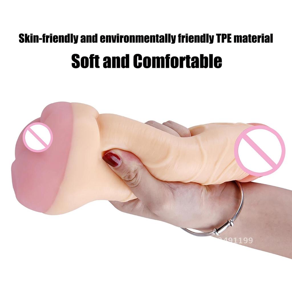 Reusable Big Cup Enlargers Pussy Penis Dildos Three Uses Retarded Toys Condoms Enlargement Ejaculation Penis Penis Sex Sleeve