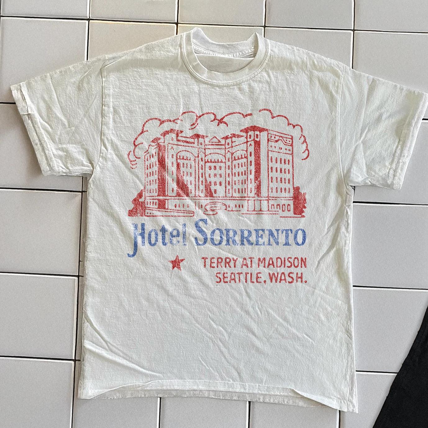 90s Sorrento Hotel Rare T-Shirt White S 3XL