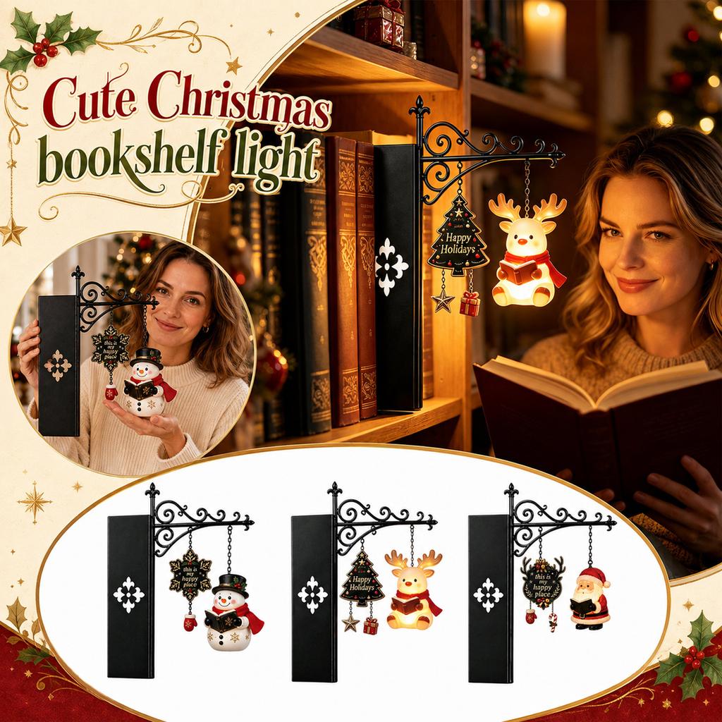 Christmas Bookshelf Light Decorative Lamp for Shelf Display