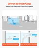 VEVOR Suction Pool Cleaner, Automatic Pool Vacuum Cleaner, Suction Side Automatic Pool Cleaner, Suction Vacuum Pool Sweeper with 12 Hoses