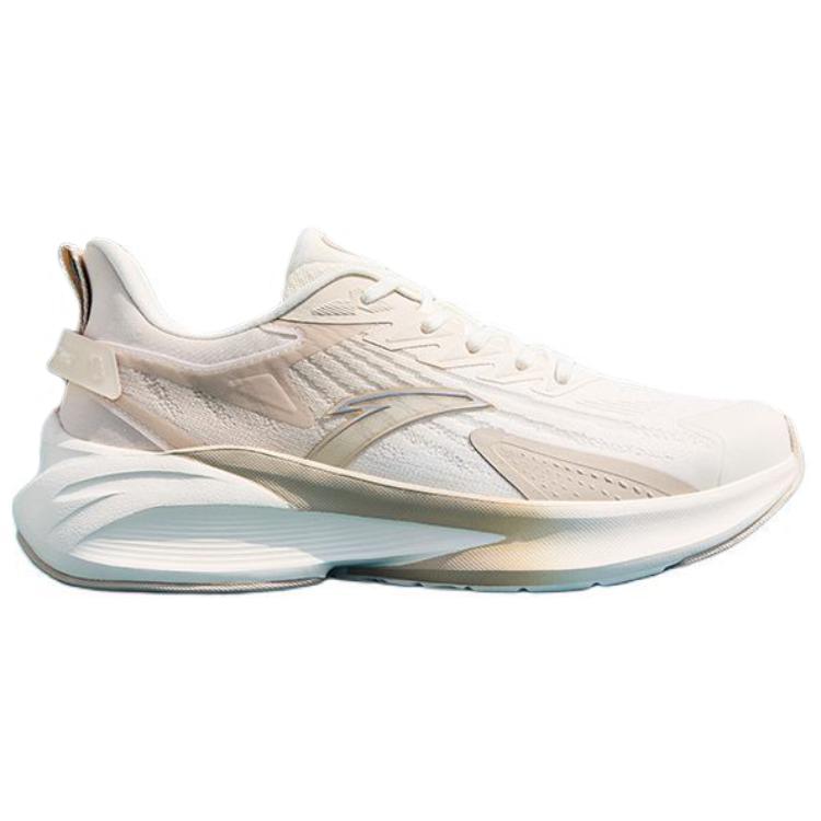 New Anta Stinger 5 Cushioned Wear-Resistant Coverage Low-Top Sprint Running Shoes Women's White Brown 922415552-8