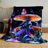 Mystical Butterfly Mushroom Blanket for All Seasons Blanket Lunch Break Throw Gift