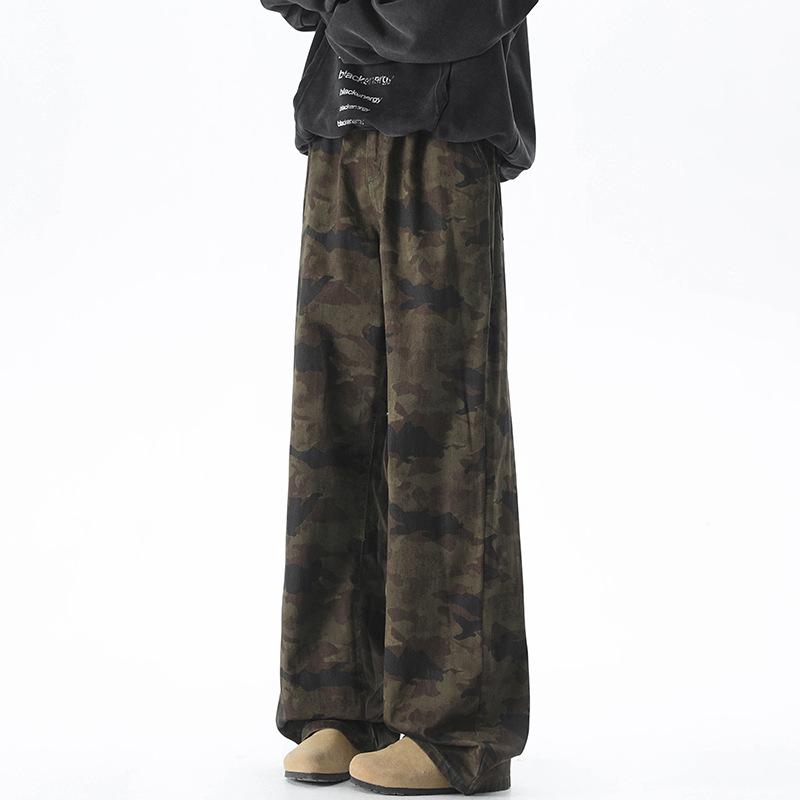 

Нові весняні нішеві камуфляжні повсякденні штани Американські штани широкого крою для чоловіків і жінок 2XL