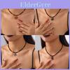 Collier Pendentif Toile d'Araignée Gothique d'Halloween avec Strass pour Hommes et Femmes