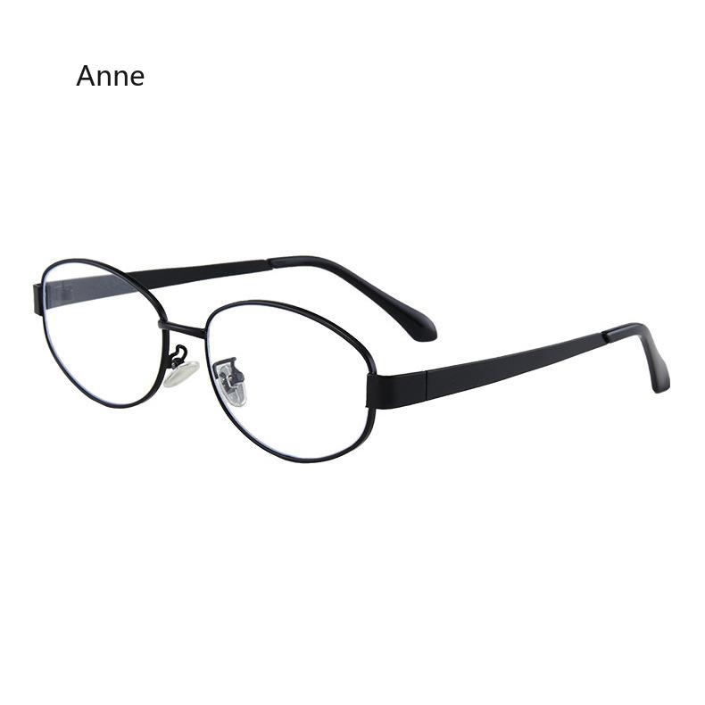 

Blue Light Blocking Cat Eye Prescription Glasses For The Nearsighted Metal Computer Optical Eyeglasses -1.0 -4.0 Myopia Glasees -4.0