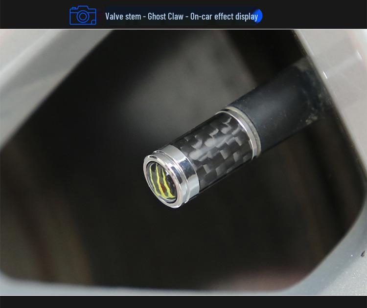 Universal Carbon Fiber Valve Stem Caps for Chevrolet, Toyota, and Changan Tires