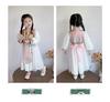 Girls' Spring & Autumn 2025 Ethnic Style Princess Dress