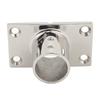 Boat Handrail Fitting Rectangle Base Silver Sturdy Rust-proof Rail for