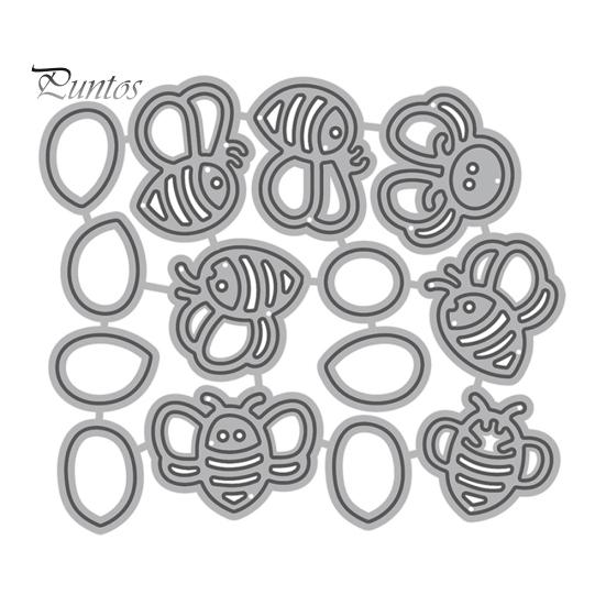 

Мини-пчелы, скрапбукинг, сделай сам, бумажная карта, высечка, тиснение, альбом, декоративная форма серебряный