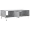  Coffee Table, Concrete Grey, 104x60x35 Cm