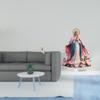 Foldable Wall Hook Organizer with Freestanding Acrylic Ornament Decorative Table Decor for Bathroom