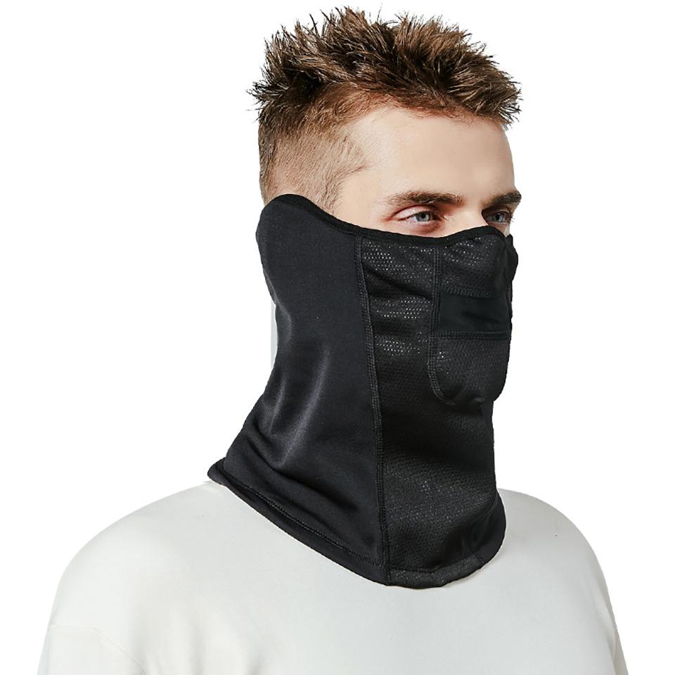 Loogdeel Cycling Bandana Winter Warm Cold Resistant Skiing Riding Running Windproof Face Mask Motorcycle Bike Neck Scarf Unisex