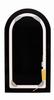 LED Illuminated Mirror Luna Semi-oval 50X90