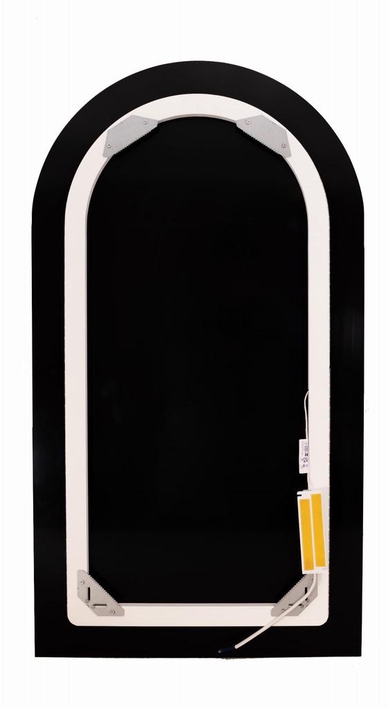 LED Illuminated Mirror Luna Semi-oval 50X90