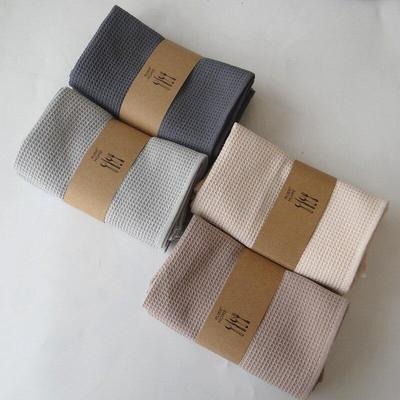 1 Stück Baumwolle Tischservietten Baumwolle Küche Waffelmuster Geschirrtuch Saugfähige Geschirrreinigungstücher Cocktailserviette für Hochzeiten WBL