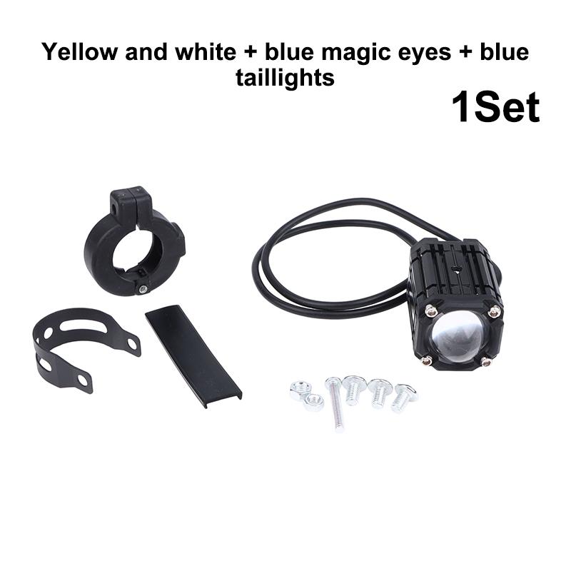 Universal Motorcycle Led Spotlight Waterproof Auxiliary Light With Adjustable Bracket Auxiliary Fog Light For Off Road Vehicle A2 1PC