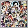 Wenhao Stray Dogs Graffiti Anime Stickers - 50 Waterproof Sheets for Phone Cases & Suitcases