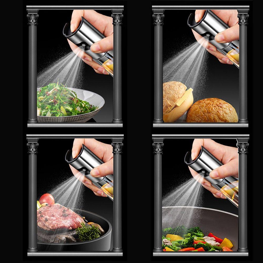 Fine Spray Glass Oil Sprayer Glass Oil Dispenser Bottle Kitchen Spray Container  Kitchen Gadgets